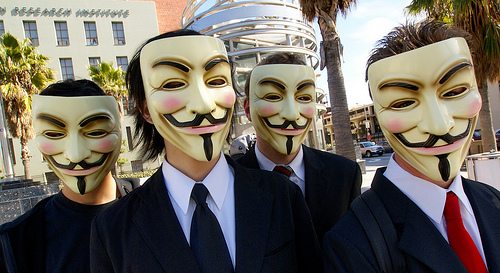 Anonymous at Scientology in Los Angeles